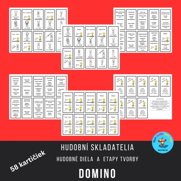Hudobní skladatelia - domino