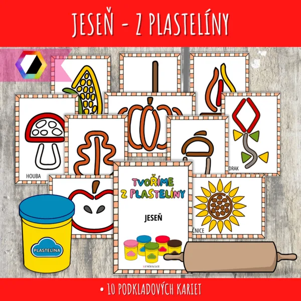 Tvorenie z plastelíny na jeseň