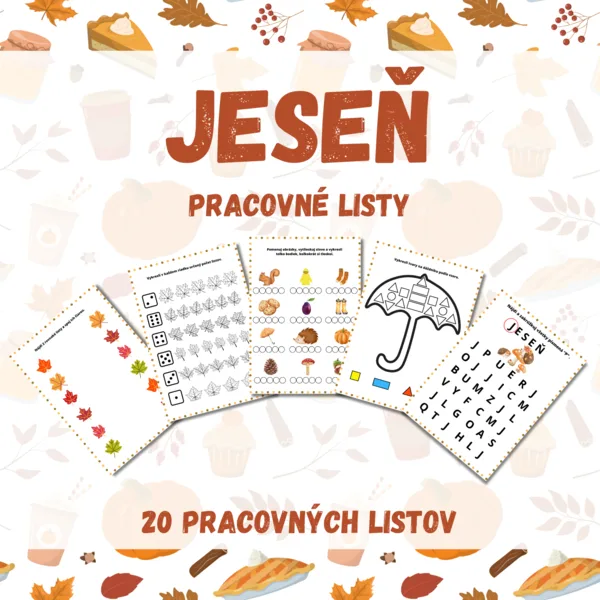 JESEŇ - pracovné listy