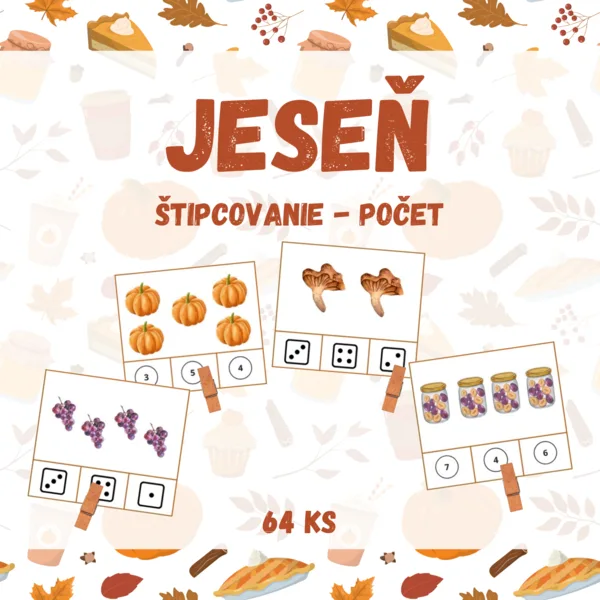 JESEŇ - štipcovanie (počet)