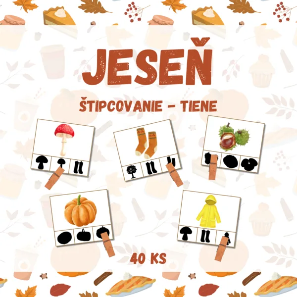 JESEŇ - štipcovanie (tiene)
