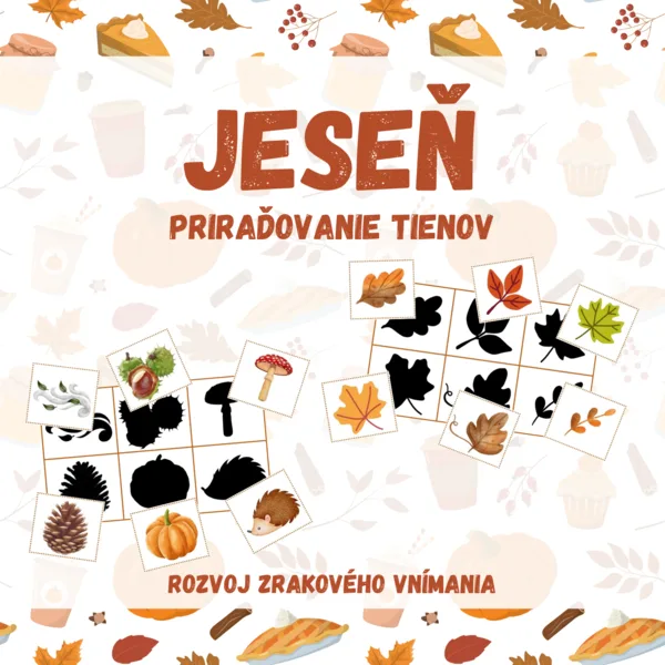 JESEŇ - priraďovanie tienov