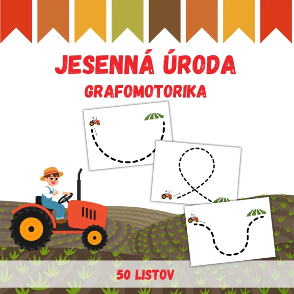 JESENNÁ ÚRODA - grafomotorika