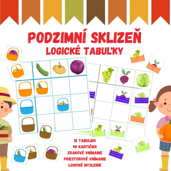 JESENNÁ ÚRODA - logické tabuľky
