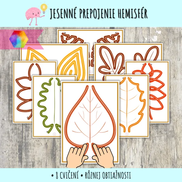 Cvičenie na prepojenie hemisfér mozgu - jeseň