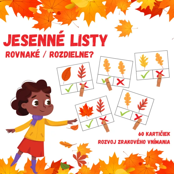 JESENNÉ LISTY - rovnaké / rozdielne?
