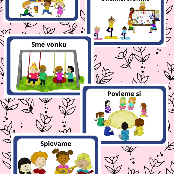 Režim dne - škôlka / detská skupina
