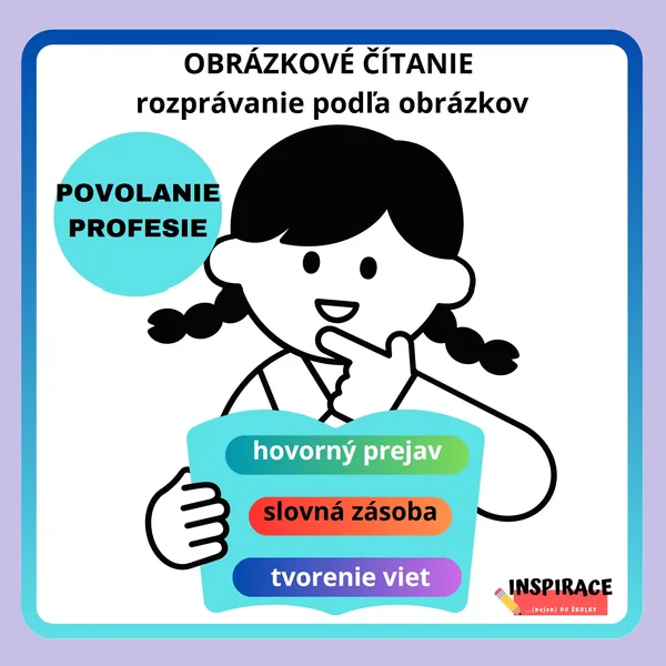 Obrázkové čítanie - povolanie, profesie