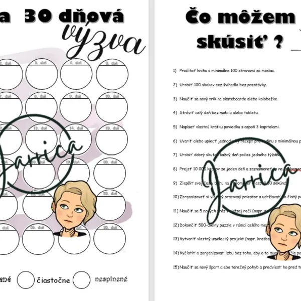 30 dňová výzva 