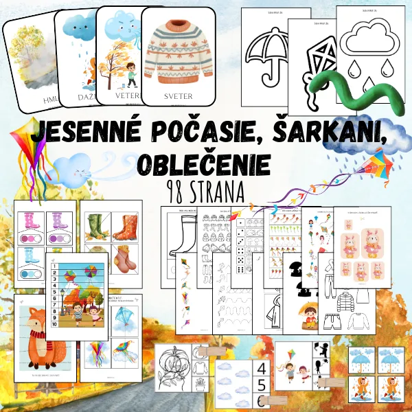 Šarkan a vietor sú dobrí kamaráti - jesenné počasie, šarkan, oblečenie