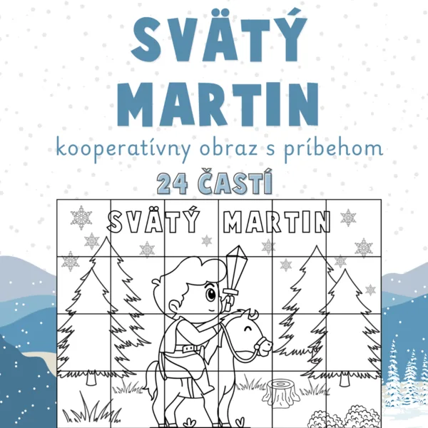 Svätý Martin - kooperatívny obraz s príbehom 