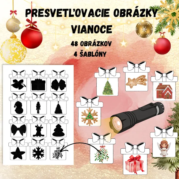  Vianoce - presvieť a priraď