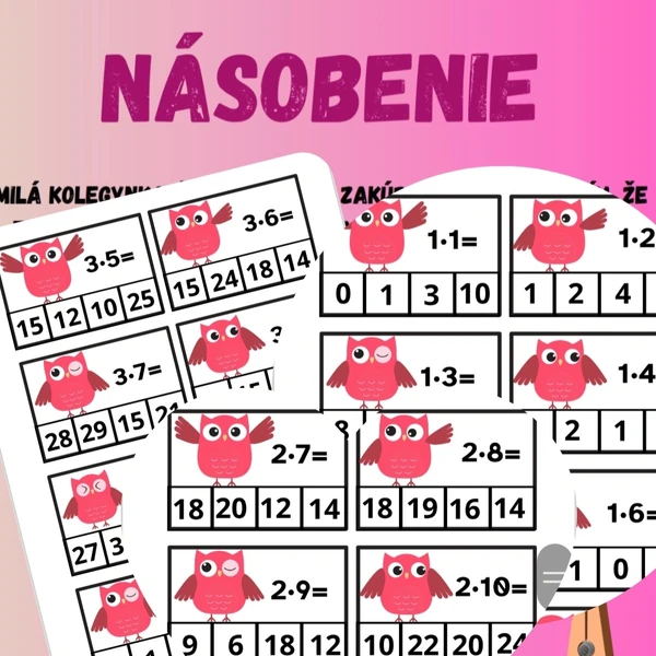 Štipcovačka násobenie