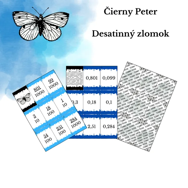 Čierny Peter - Desatinný zlomok