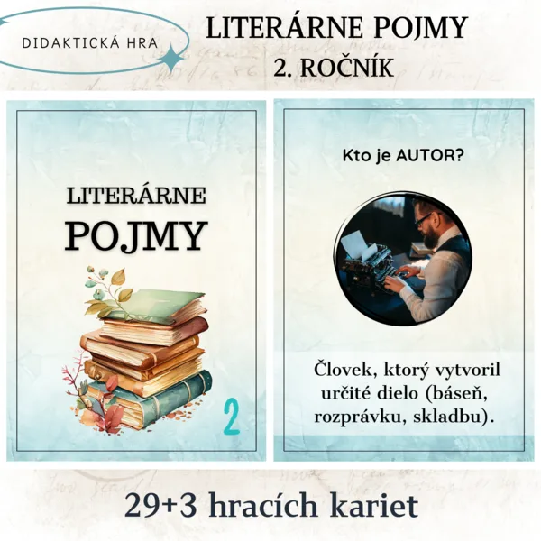 Literárne pojmy 2. ročník 