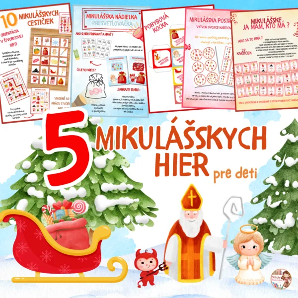 5 Mikulášskych hier pre deti