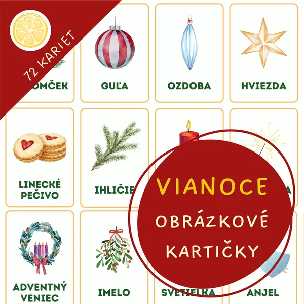 VIANOCE - obrázkové kartičky