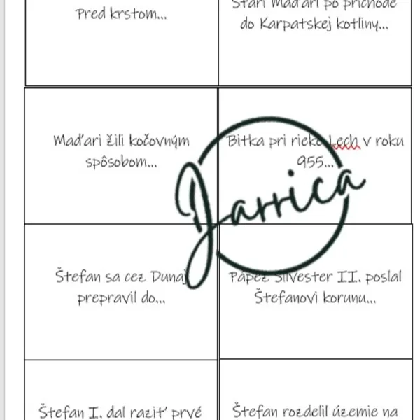  Kráľovstvo svätého Štefana - aktivita JA MÁM - KTO MÁ?