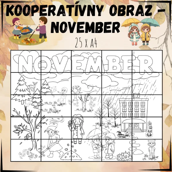 Kooperatívny obraz - november