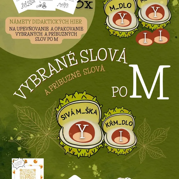 Vybrané slová po M - Gaštany 