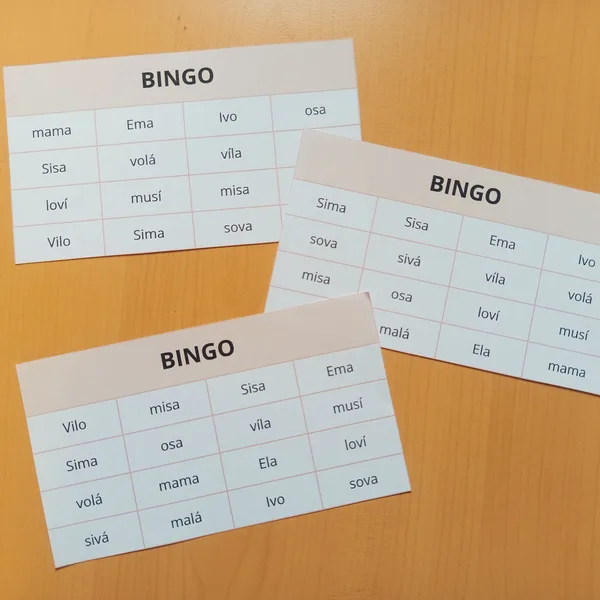 Bingo - prváci