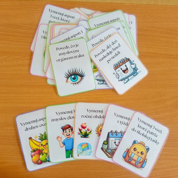 Kartičky na opakovanie - prvouka 