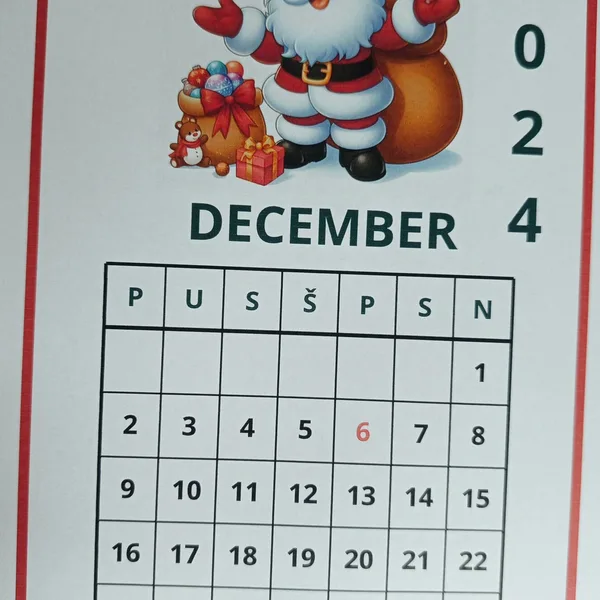 Kalendár - december
