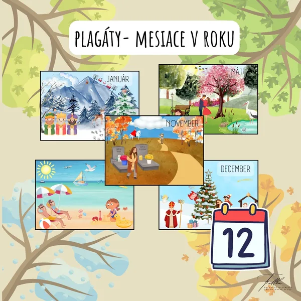 Ročné obdobia, O 12 mesiačikoch, Jar, Leto, Jeseň, Zima