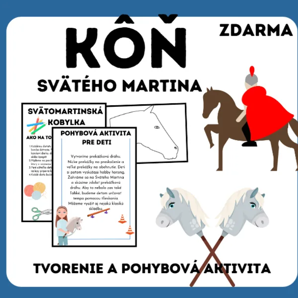 Kôň Svätého Martina - pohybová aktivita ZADARMO