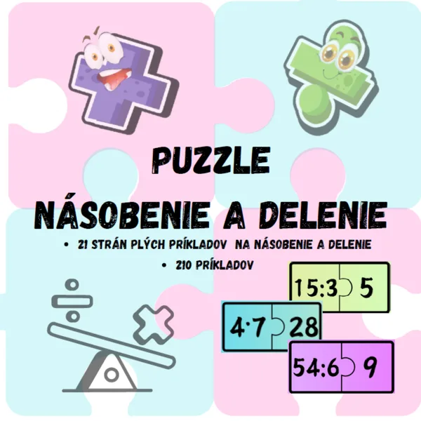 PUZZLE- násobenie a delenie