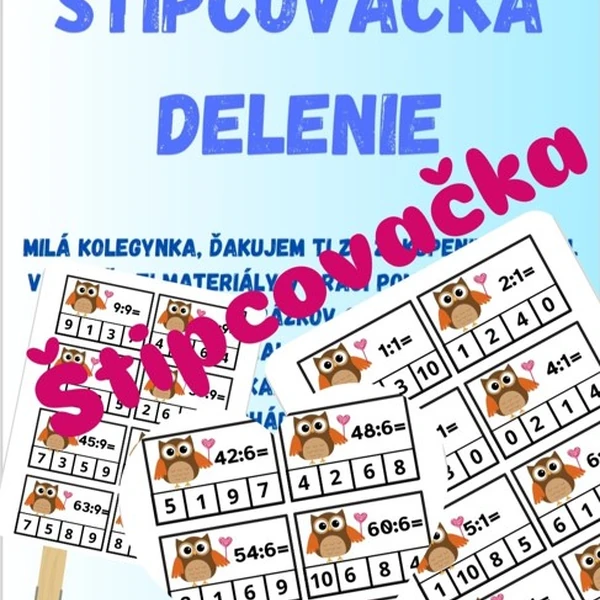Štipcovačka delenie 