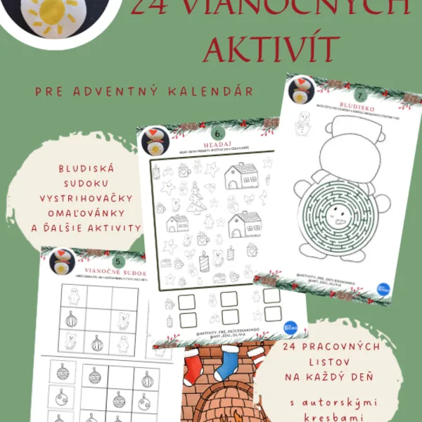 24 vianočných aktivít do advetného kalendára