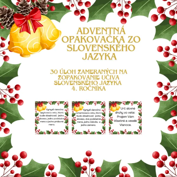 Adventná opakovačka 4. ročník