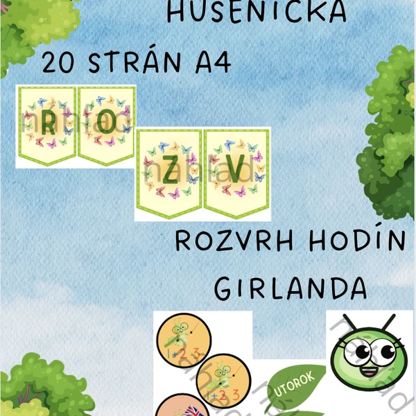 Húseničky - triedna výzdoba
