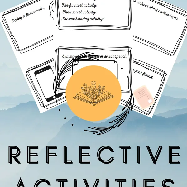 Reflective activities - English version