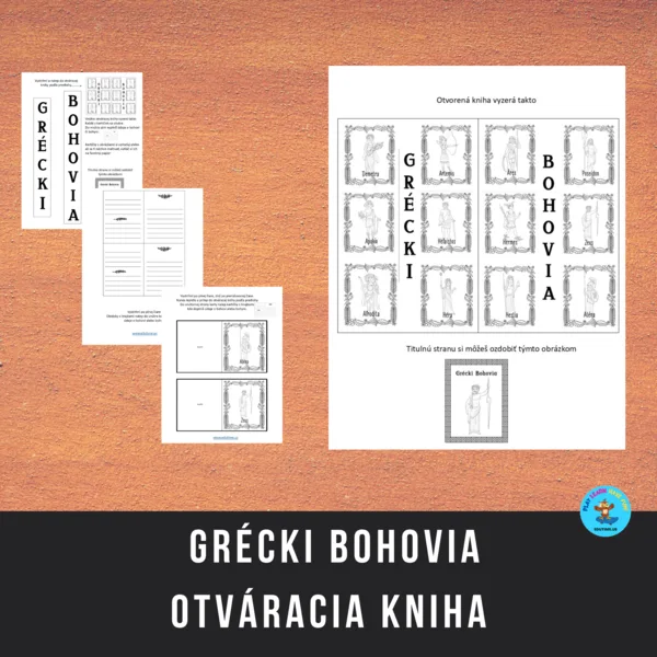 Grécki Bohovia - otváracia kniha
