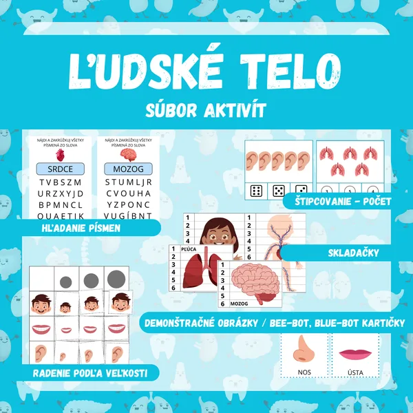 ĽUDSKÉ TELO - súbor aktivít