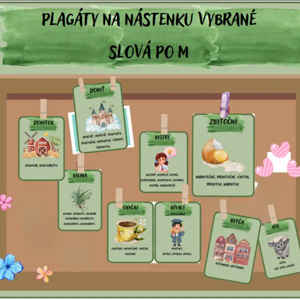 PLAGÁTY - vybrané slová po B