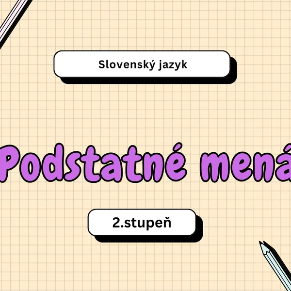 Podstatné mená na koberci