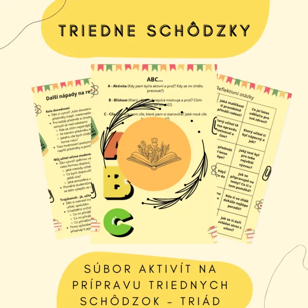 Triedne schôdzky - Triády - hodnotenie a reflexívne aktivity