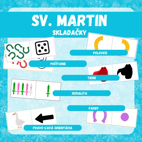 SVÄTÝ MARTIN - skladačky