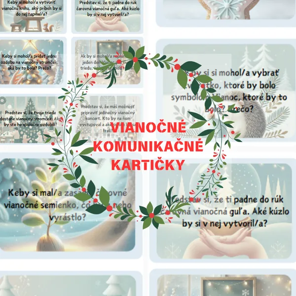 Vianočné komunikačné kartičky