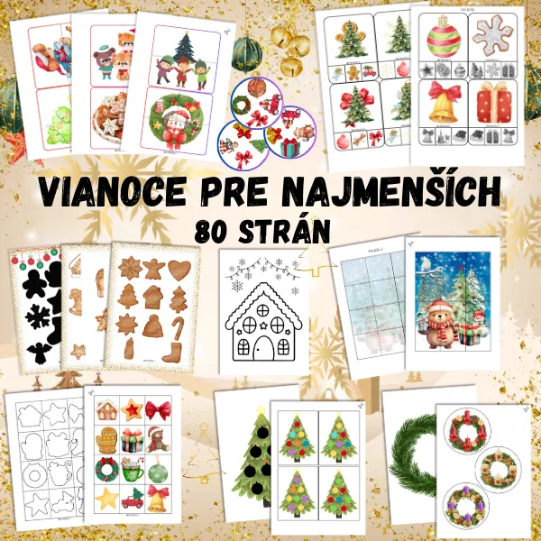 Vianoce pre najmenšie deti od 2 rokov - 80 strán