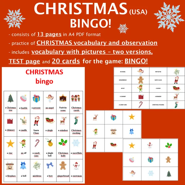 CHRISTMAS / VIANOCE Bingo