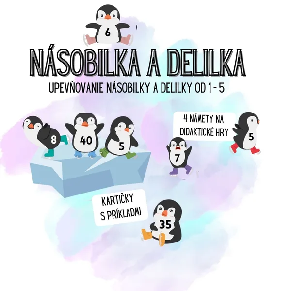 Tučniaci - Násobilka a delilka 1-5