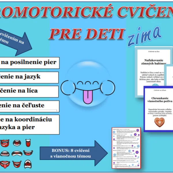 Oromotorické cvičenia - zima