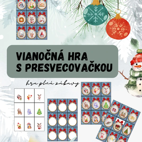 Vianočná hra s presvecovačkou