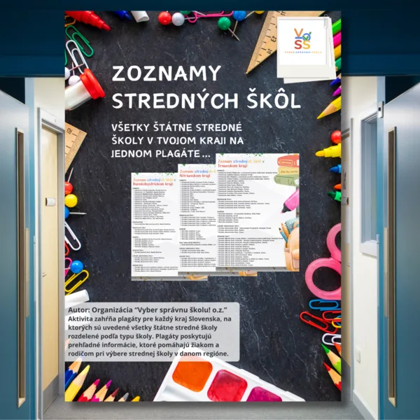 Plagáty - "Zoznamy stredných škôl"