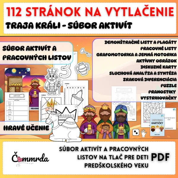 Traja králi - súbor aktivit