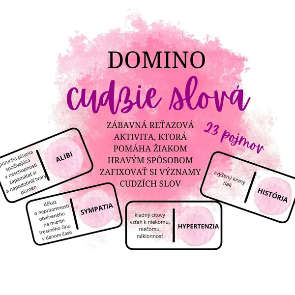 Cudzie slová - domino